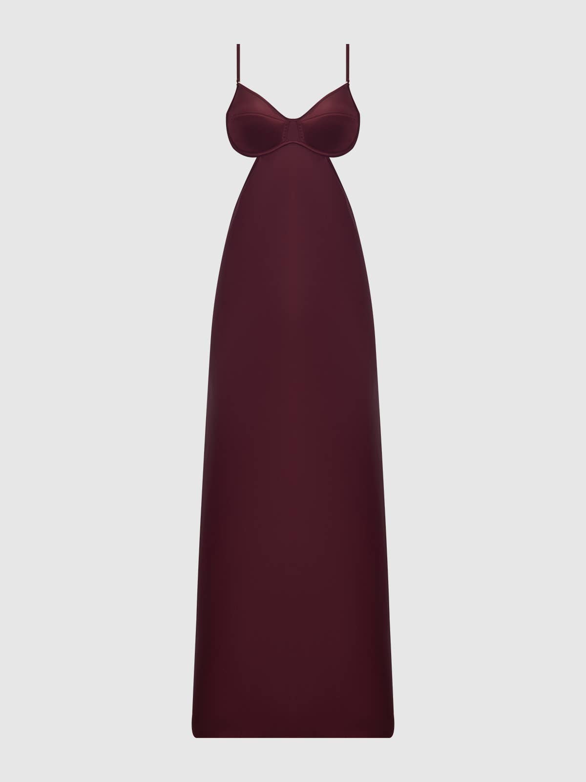 DIANA SATIN MONO WIRE LONG GOWN
