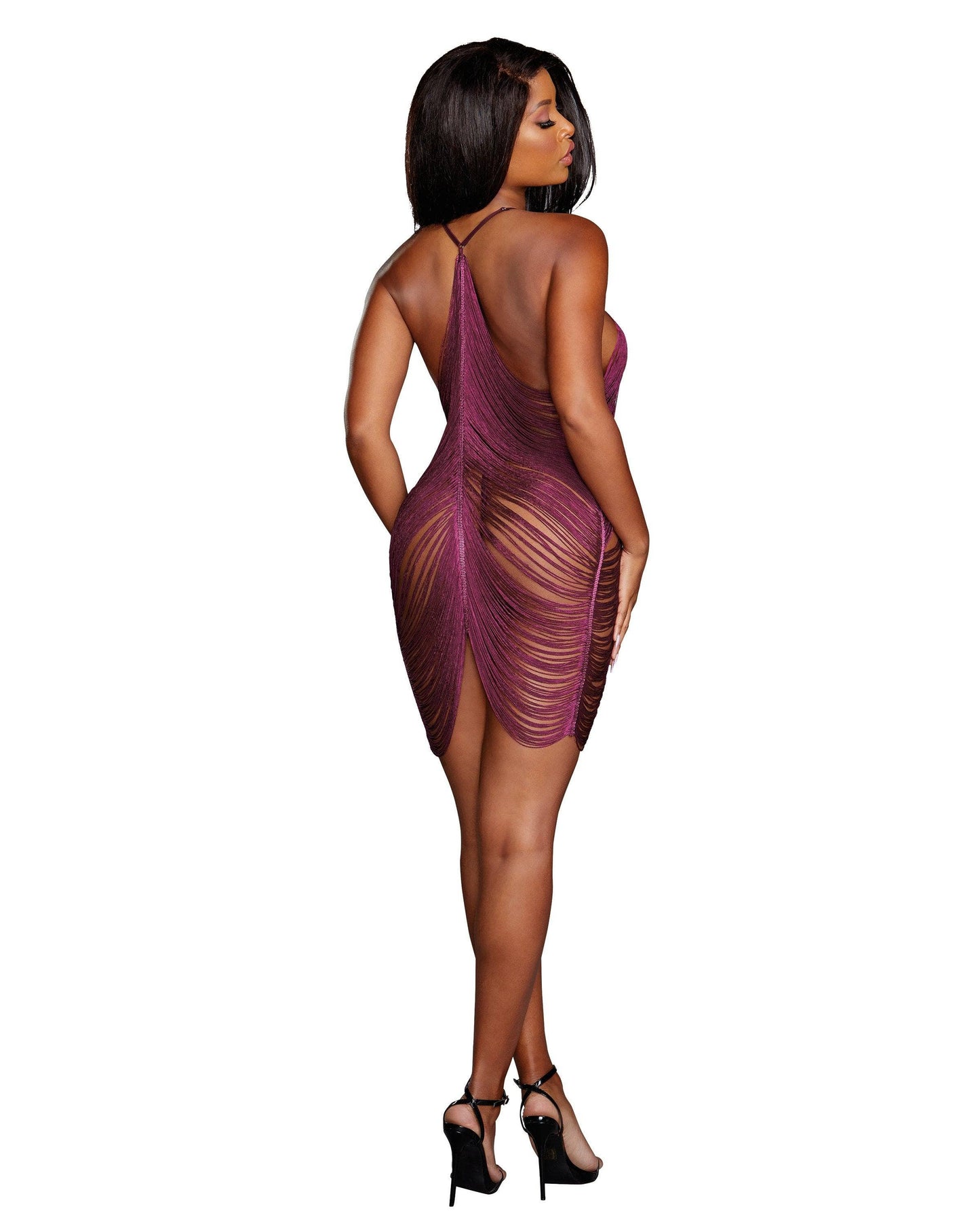 Darnette Draped Fringe Chemise